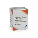 Apresoline 25 mg with Hydralazine hydrochloride