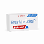 Betavert 8 mg Box/Carton showing the Front face.