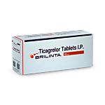Brilinta 90 Mg Tablet Box/Carton showing the Front face.