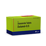 Dutanol 0.5 Mg Tablet Box/Carton showing the Front face.