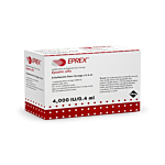 Eprex 4000IU 0.4 ml Injection Box/Carton showing the Front face.