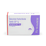Herpival 1000 mg Tablet