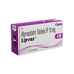 Lipvas 10 Mg Tablet with Atorvastatin