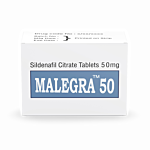 Malegra 50 mg tablet with Sildenafil Citrate