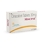 Mimcipar 30 Mg Tablet Box/Carton showing the Front face.