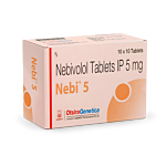 Nebi 5 Tablet Box/Carton showing the Front face.