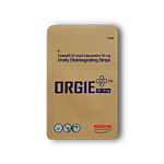 Orgie Plus 20+10 Mg Tadalafil+Dapoxetine Oral Strips Strip showing the Front face.