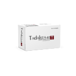 Tadalista 40 mg Box/Carton showing the Front face.