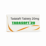 Tadasoft 20 Mg Box/Carton showing the Front face.