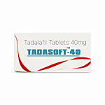 Tadasoft 40 Mg Box/Carton showing the Front face.
