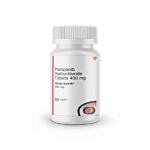 Votrient 400 Mg Bottle showing the Front face.