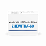 Zhewitra 60 Mg Box/Carton showing the Front face.