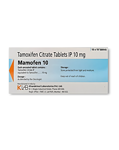Mamofen 10 mg with Tamoxifen Citrate