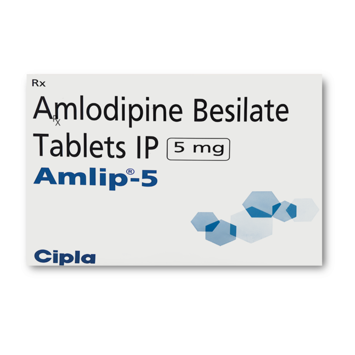 Amlip 5 mg with Amlodipine