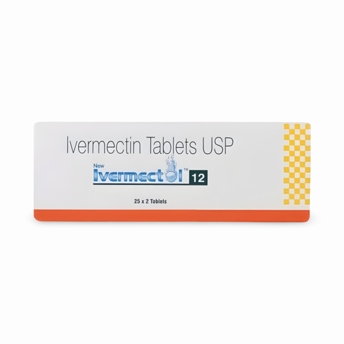 Ivermectol 12 Mg Box/Carton showing the Front face.