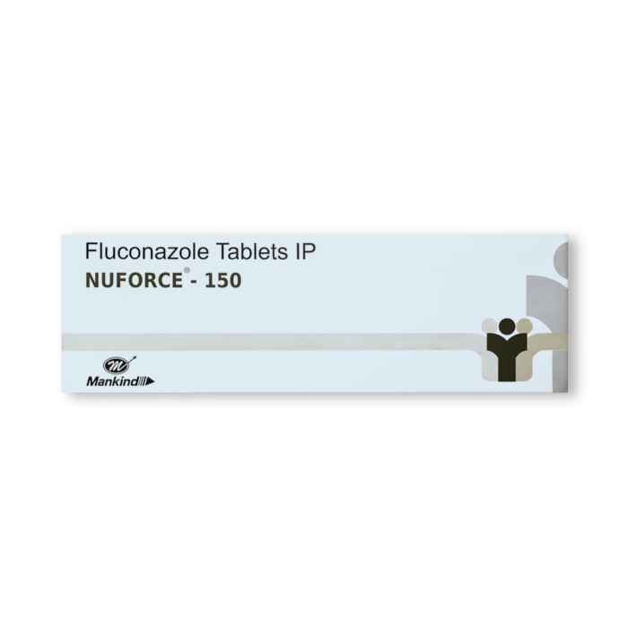 Nuforce 150 tablet Box/Carton showing the Front face.
