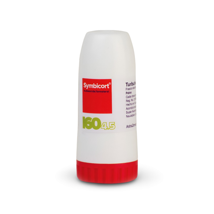 Symbicort 160 Turbuhaler Inhaler showing the Front face.
