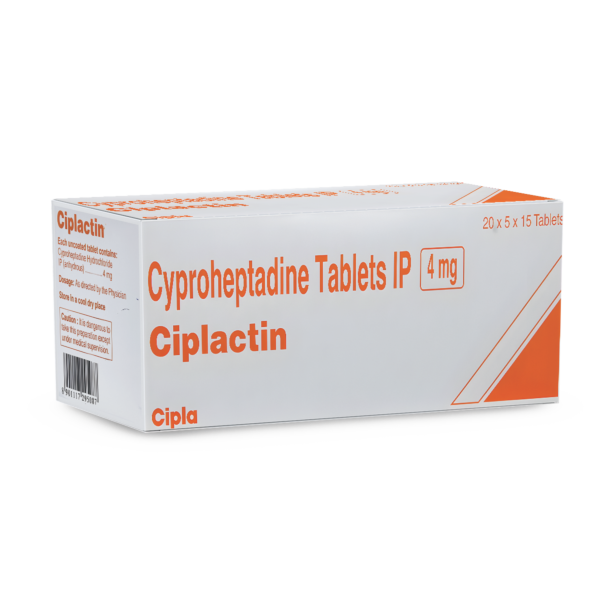 Ciplactin 4 mg with Cyproheptadine