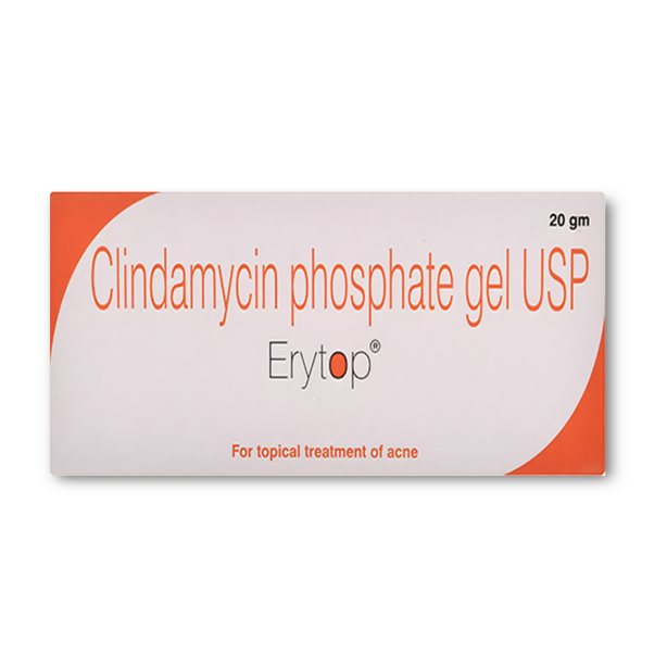 Erytop 1% Gel 20 gm with Clindamycin Phosphate Gel