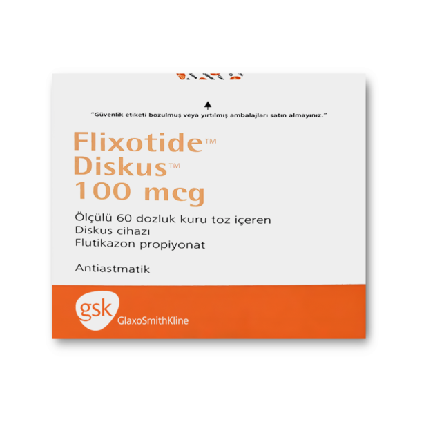 Flixotide Discus 100 mcg with Flutikazon Propiyonat
