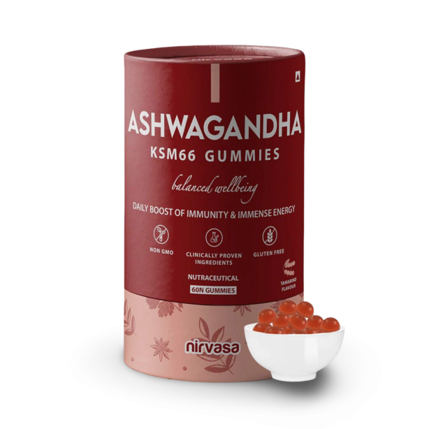 Nirvasa Ashwagandha KSM66 Gummies