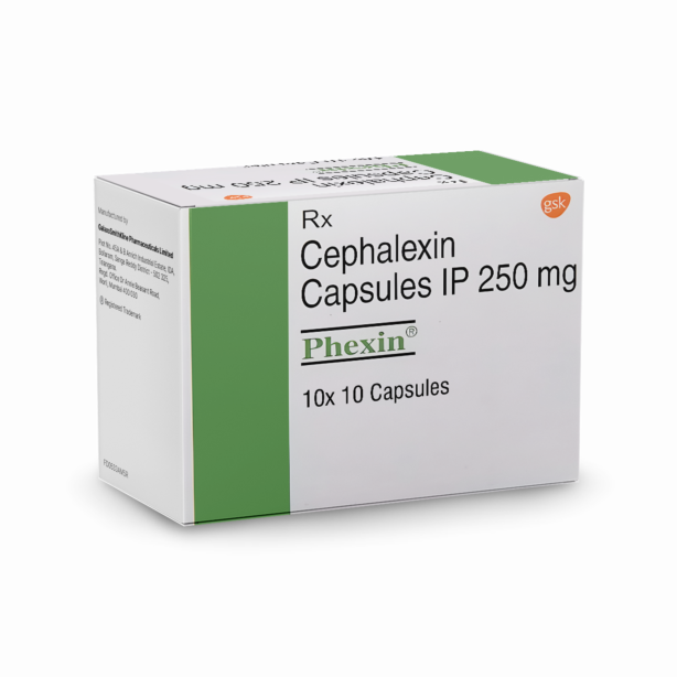 Phexin 250 Mg with Cefalexin