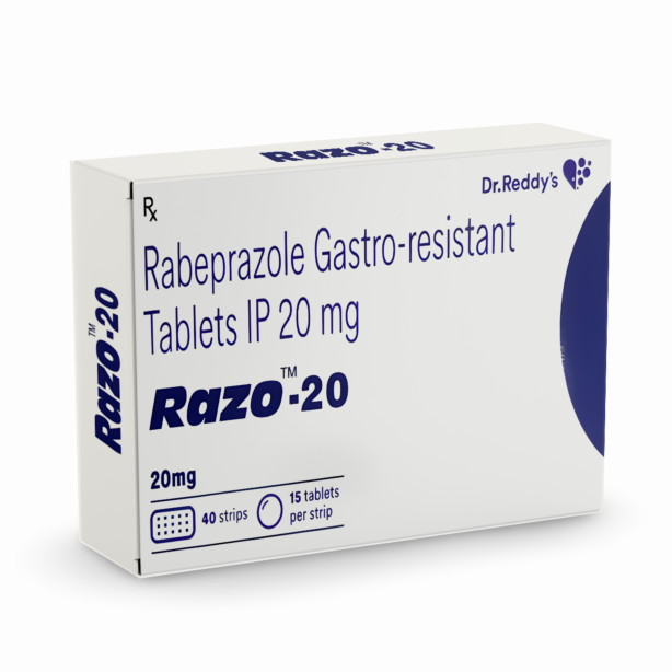 Razo 20 mg with Rabeprazole
