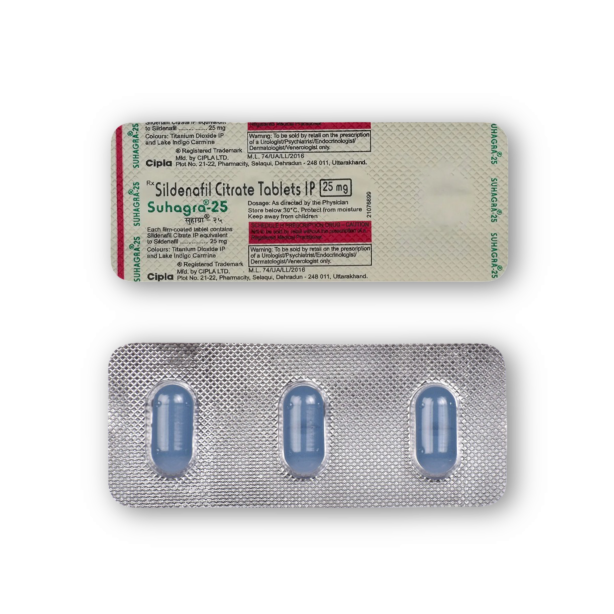 Suhagra 25 Mg with Sildenafil Citrate