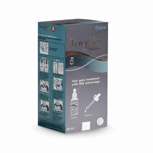 Tugain 5% 60 ml hair gain treatment