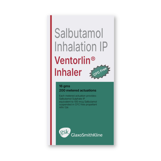 Ventorlin CFC Free Inhaler 100 mcg/18 mg