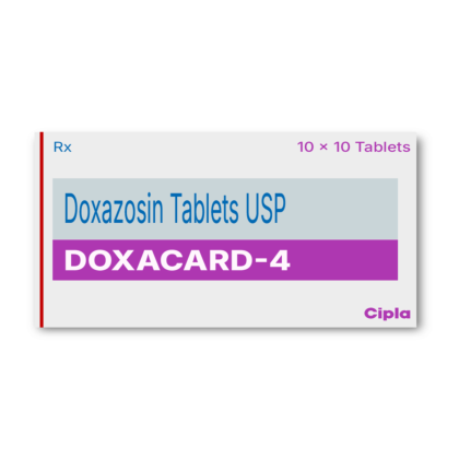 Doxacard 4 mg with Doxazosin Mesylate