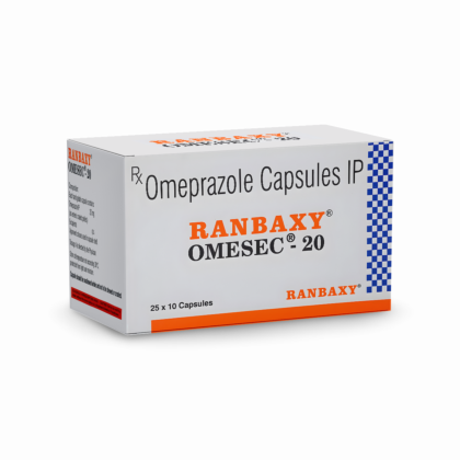 Omesec 20 mg with Omeprazole