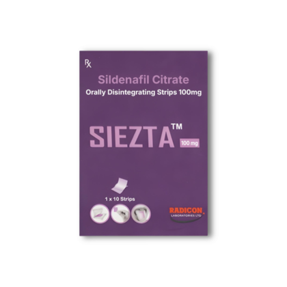 Siezta Sildenafil Citrate Oral Disintegrating Strips