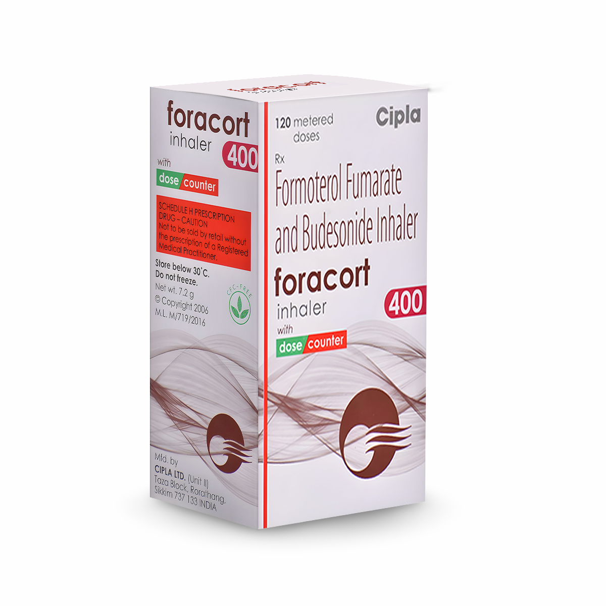 Order Foracort Inhaler 6/400 mcg | Budesonide + Formoterol Fumarate