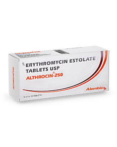 Althrocin 250 Mg with Erythromycin