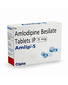 Amlip 5 mg with Amlodipine