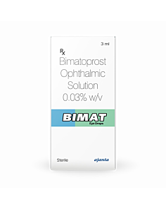 Bimat 0.03% with Bimatoprost Ophthalmic Solution