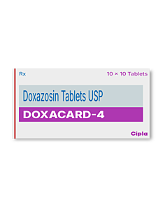 Doxacard 4 mg with Doxazosin Mesylate