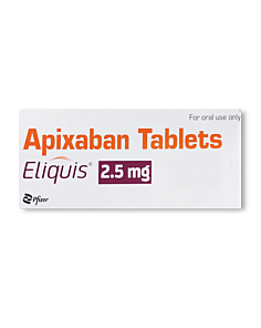 Eliquis 2.5 Mg Tablet With Apixaban