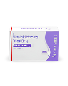 Herpival 1000 mg Tablet