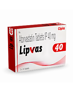 Lipvas 40 mg with Atorvastatin
