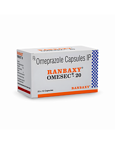 Omesec 20 mg with Omeprazole