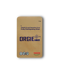 Orgie Plus 20+10 Mg Tadalafil+Dapoxetine Oral Strips