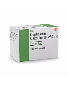 Phexin 250 Mg with Cefalexin