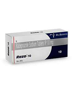 Razo 10 mg with Rabeprazole