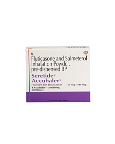 Seretide Diskus 50+500 mcg with Salmeterol & Fluticasone Propionate