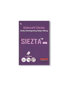 Siezta Sildenafil Citrate Oral Disintegrating Strips