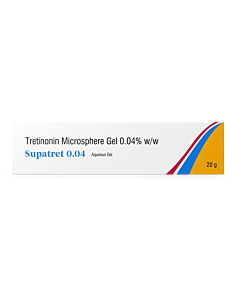 Supatret Gel 0.04% (20 gm) with Tretinoin Gel Microsphere