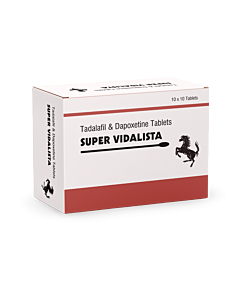 Super Vidalista tablet Tadalafil & Dapoxetine