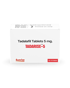 Tadarise 5 mg with Tadalafil